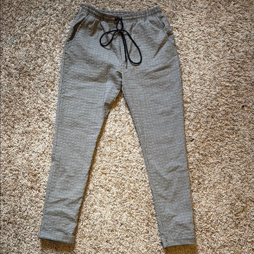 Shinestar Gray Track Pants with Tapered Legs